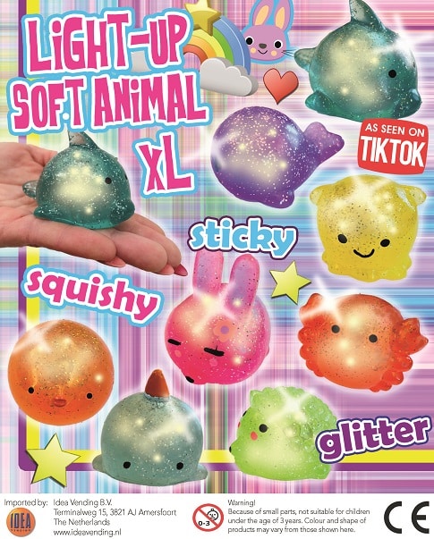 Squishy Soft Animal with Light Oe65