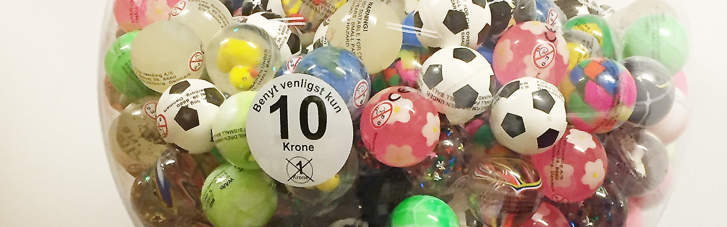 Vendingmaskine med hoppebolde Vendingmaskine med hoppebolde